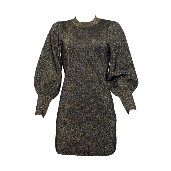 SÉZANE Kendra Sweater Dress, Bronze, Medium - Picture 8 of 14